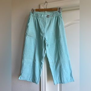 NEW CATHY DANIELS COTTON CAPRIS PANTS
